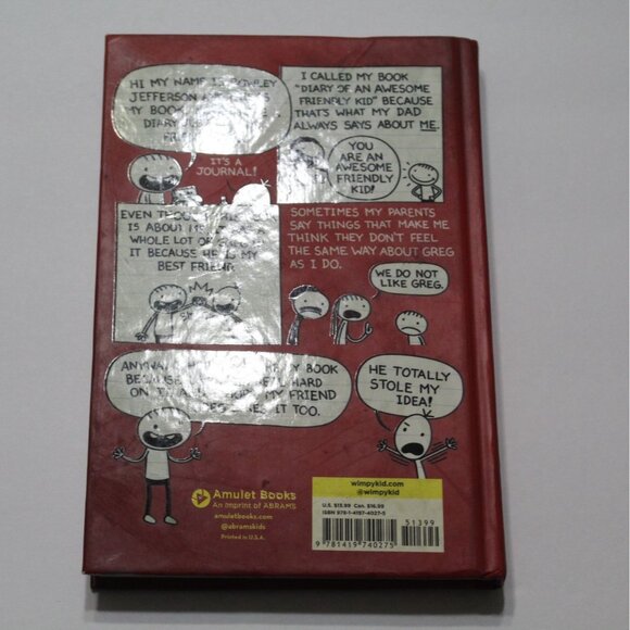 Diary of a Awesome Friendly Kid Rowley Jefferson's Journal HB - Picture 7 of 8